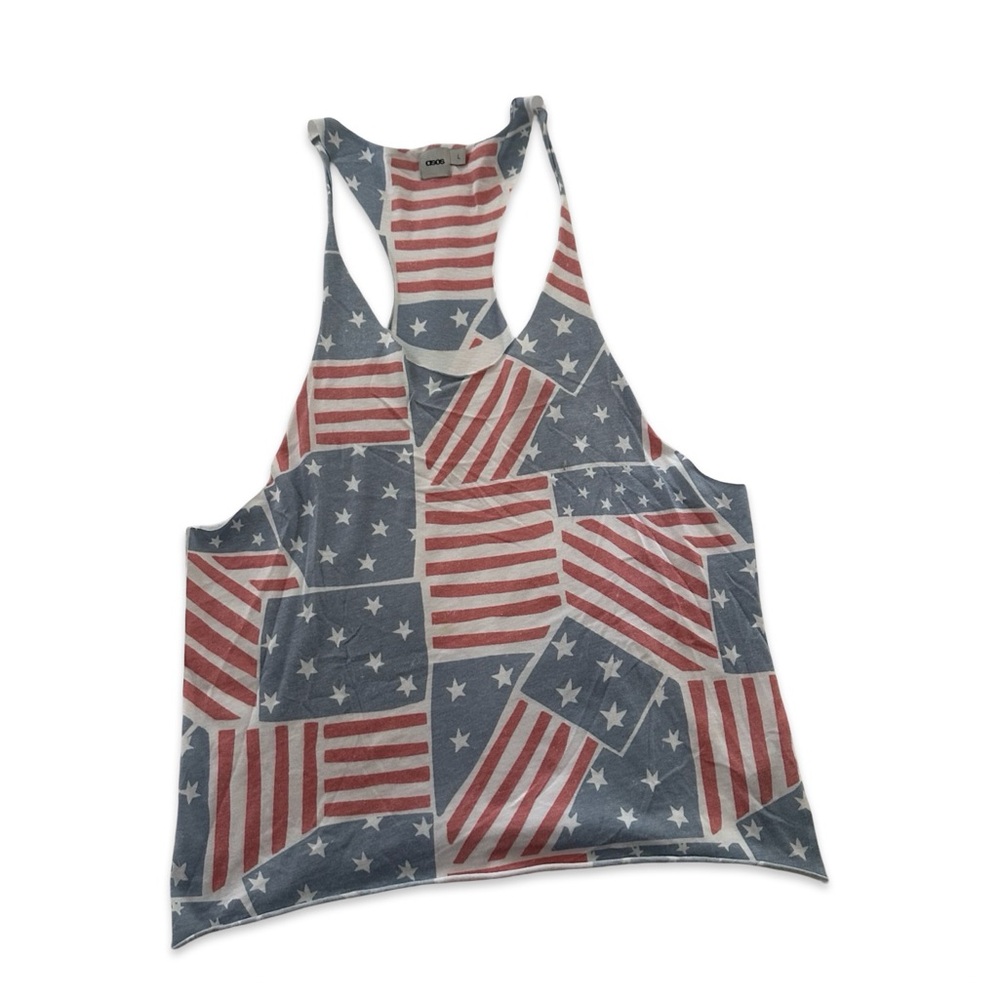 ASOS American Flag Stringer Tank Top